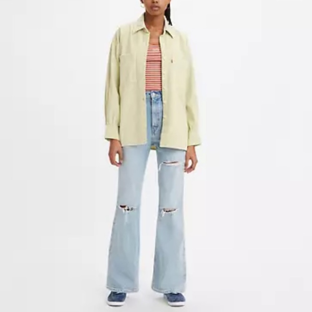 NEW LEVI’S PREMIUM 70S HIGH FLARE WOMEN'S JEANS
SIZE:27x32